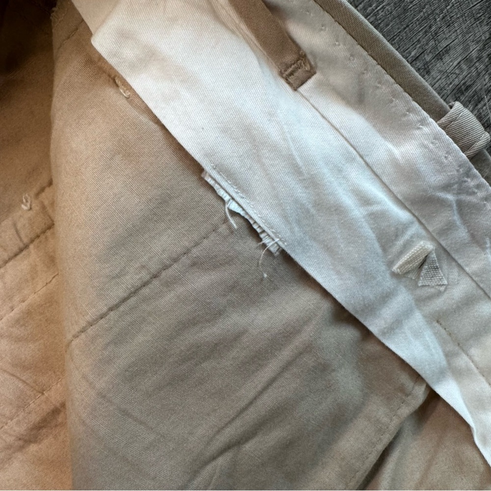 Babaton Aritzia Tailored Ankle Light Beige Straight Leg Trouser Pant Womens Sz 8 - Picture 8 of 8